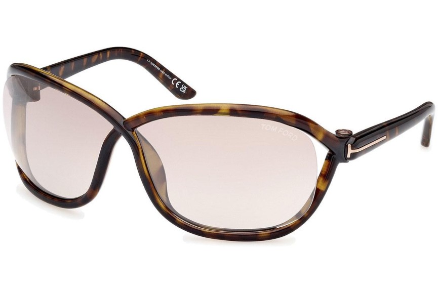 Okulary przeciwsłoneczne Tom Ford Fernanda FT1069 52G Nieregularny Havana