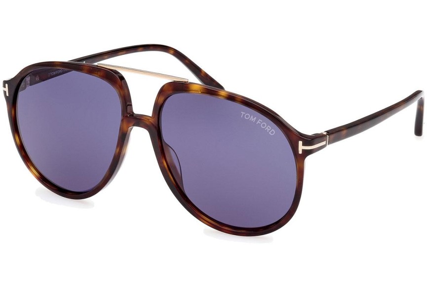 Okulary przeciwsłoneczne Tom Ford Archie FT1079 52V Pilotki (Aviator) Havana