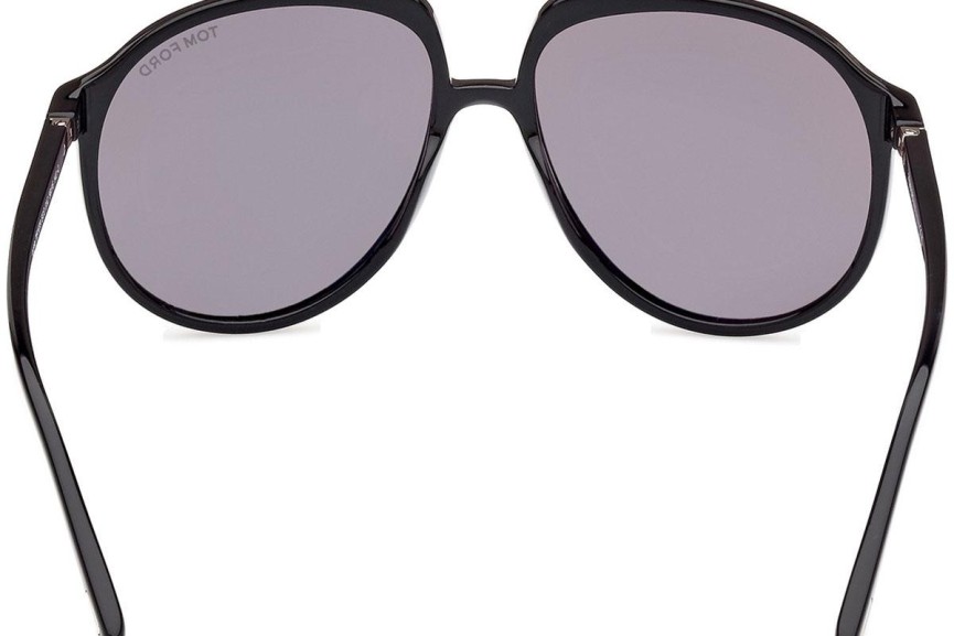 Okulary przeciwsłoneczne Tom Ford Archie FT1079 01C Pilotki (Aviator) Czarne