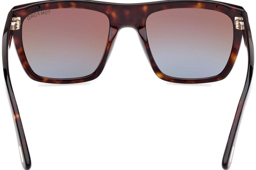 Okulary przeciwsłoneczne Tom Ford Alberto FT1077 52F Kwadratowe Havana