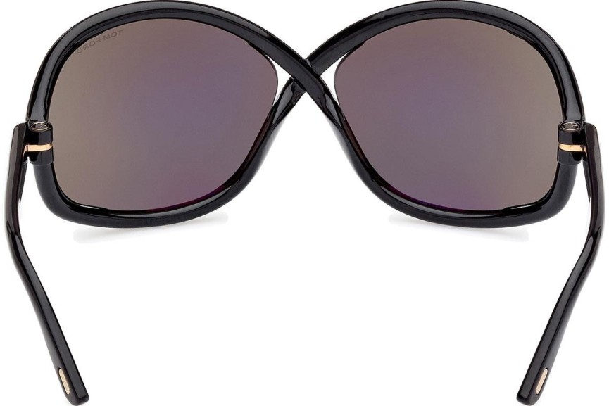 Okulary przeciwsłoneczne Tom Ford Bettina FT1068 01A Nieregularny Czarne