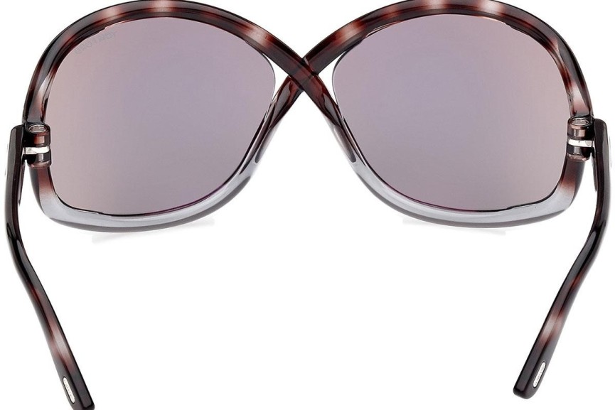 Okulary przeciwsłoneczne Tom Ford Bettina FT1068 55C Nieregularny Havana