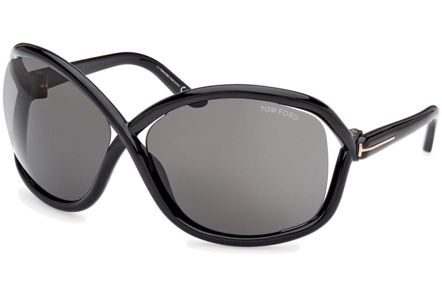 Okulary przeciwsłoneczne Tom Ford Bettina FT1068 01A Nieregularny Czarne