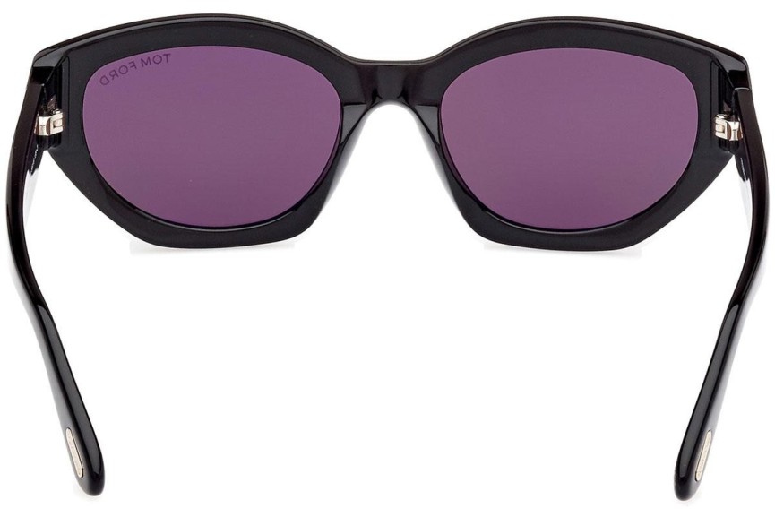 Okulary przeciwsłoneczne Tom Ford Penny FT1086 01A Nieregularny Czarne