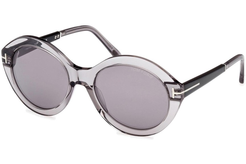 Okulary przeciwsłoneczne Tom Ford Seraphina FT1088 20C Okrągłe Szare