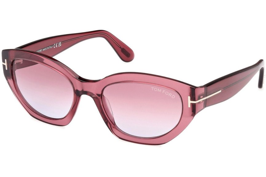 Okulary przeciwsłoneczne Tom Ford Penny FT1086 66Y Nieregularny Różowe