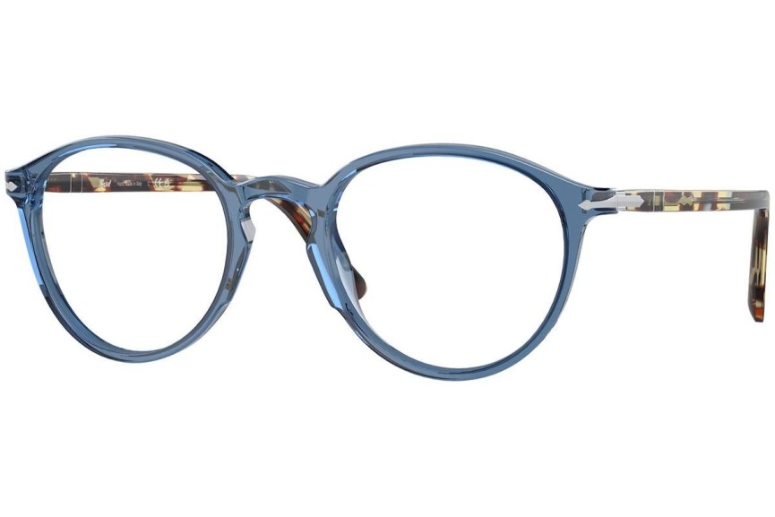 Okulary korekcyjne Persol PO3218V 1202 Okrągłe Niebieskie