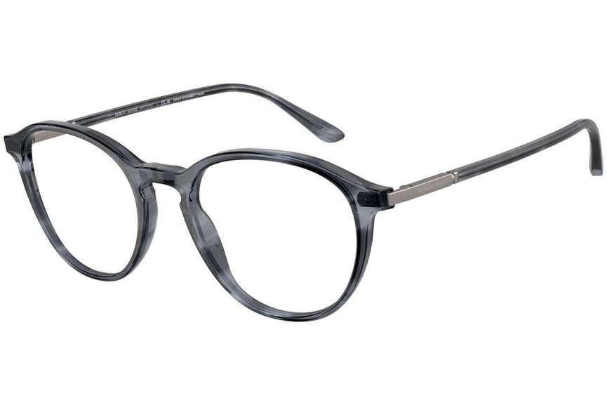 Okulary korekcyjne Giorgio Armani AR7237 5986 Okrągłe Niebieskie