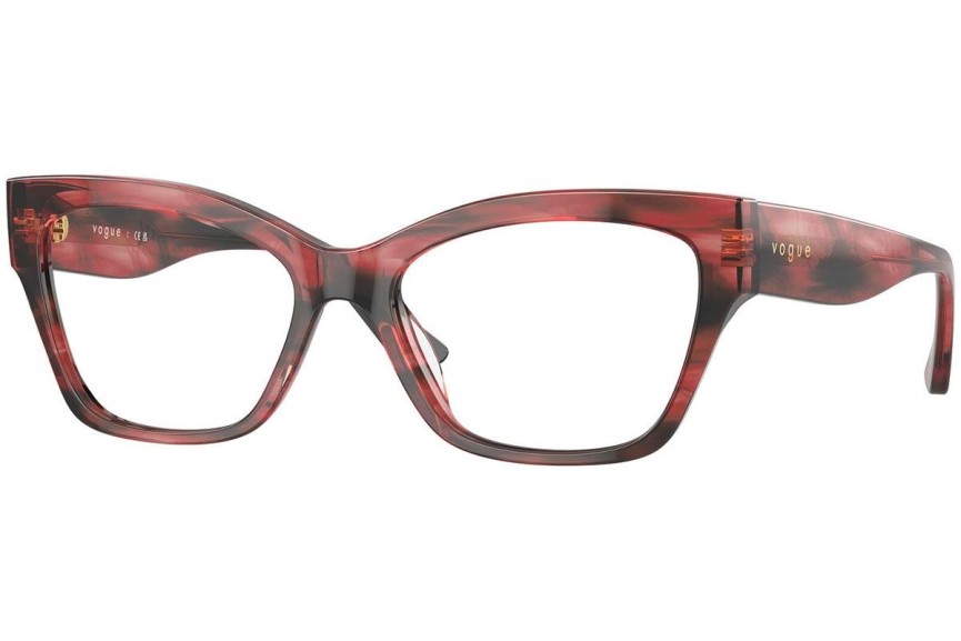 Okulary korekcyjne Vogue Eyewear VO5523 3089 Kocie oczy Czerwone