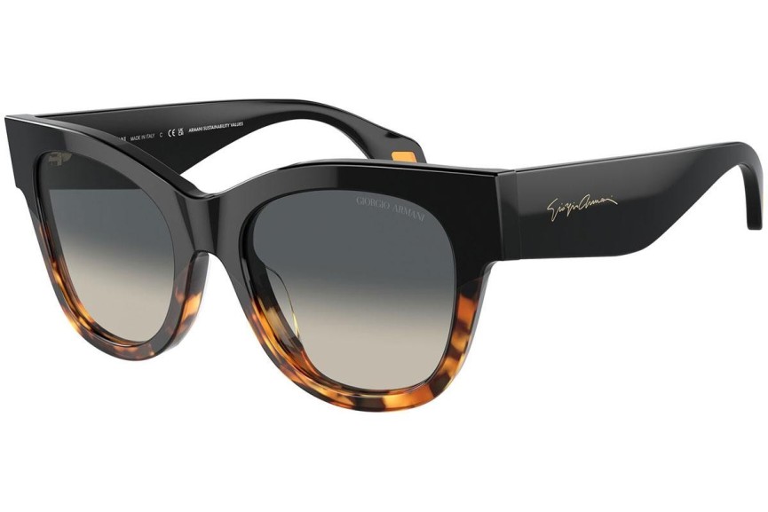 Okulary przeciwsłoneczne Giorgio Armani AR8195U 587519 Kwadratowe Havana