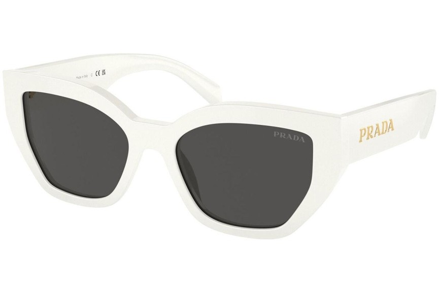 Okulary przeciwsłoneczne Prada PRA09S 1425S0 Kocie oczy Białe