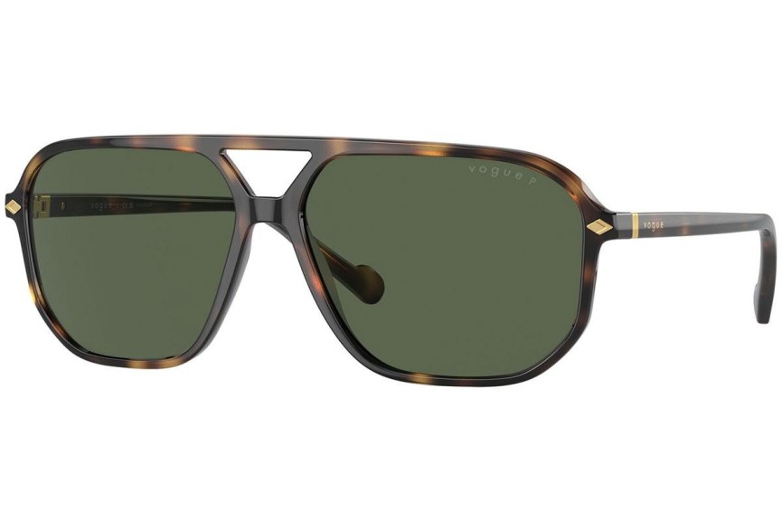 Okulary przeciwsłoneczne Vogue Eyewear VO5531S 27189A Polarized Pilotki (Aviator) Havana