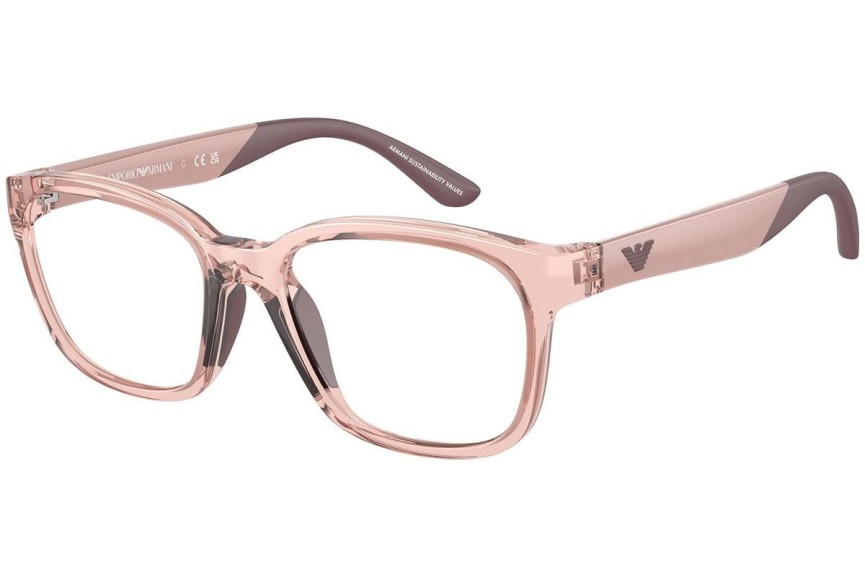 Okulary korekcyjne Emporio Armani EK3003 5544 Prostokątne Różowe