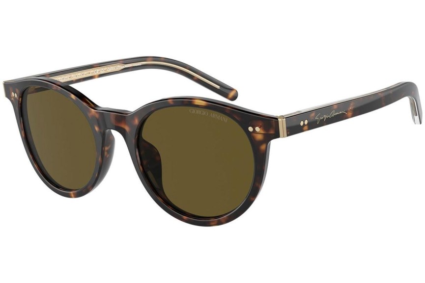 Okulary przeciwsłoneczne Giorgio Armani AR8199U 587973 Okrągłe Havana