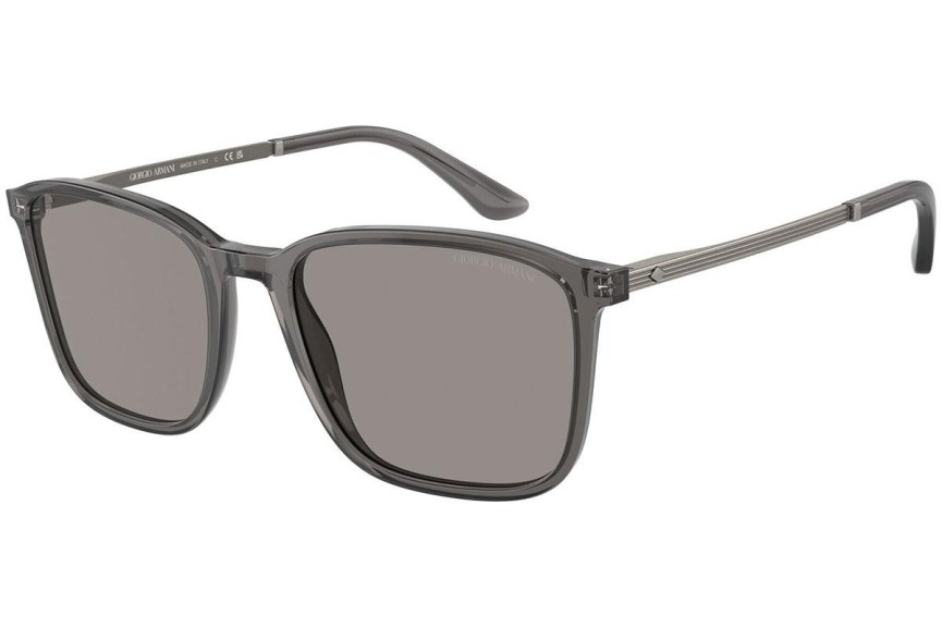 Okulary przeciwsłoneczne Giorgio Armani AR8197 6036M3 Prostokątne Szare