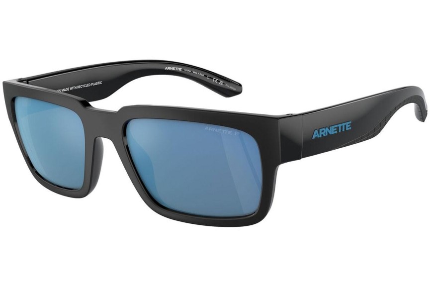 Okulary przeciwsłoneczne Arnette Samhty AN4326U 290022 Polarized Kwadratowe Czarne