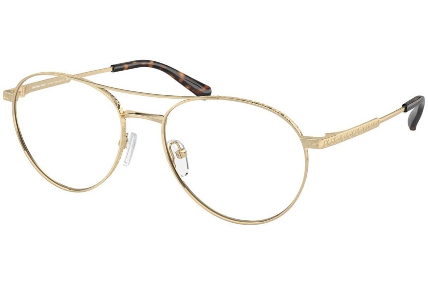 Okulary korekcyjne Michael Kors Edgartown MK3069 1014 Okrągłe Złote