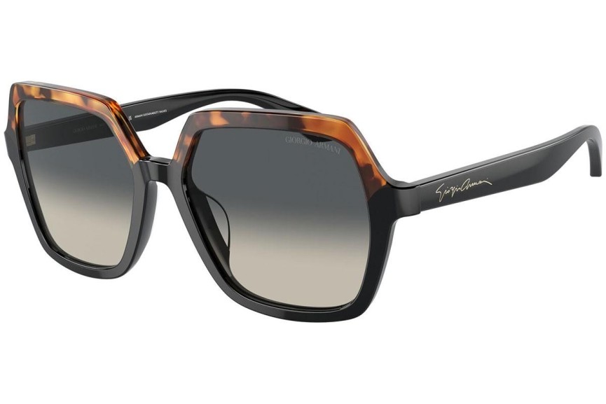 Okulary przeciwsłoneczne Giorgio Armani AR8193U 587519 Kwadratowe Havana