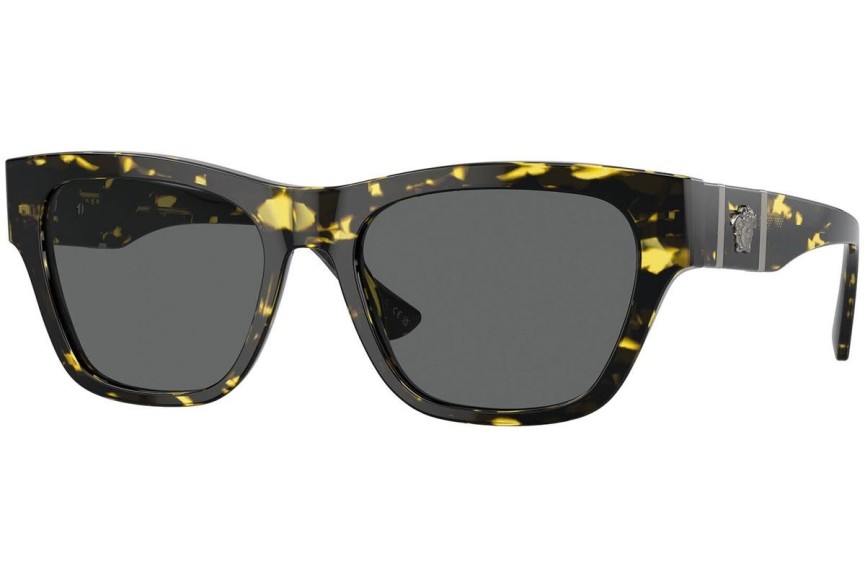 Okulary przeciwsłoneczne Versace VE4457 542887 Kwadratowe Havana