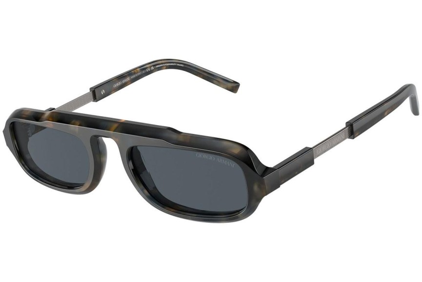 Okulary przeciwsłoneczne Giorgio Armani AR8203 604887 Prostokątne Havana