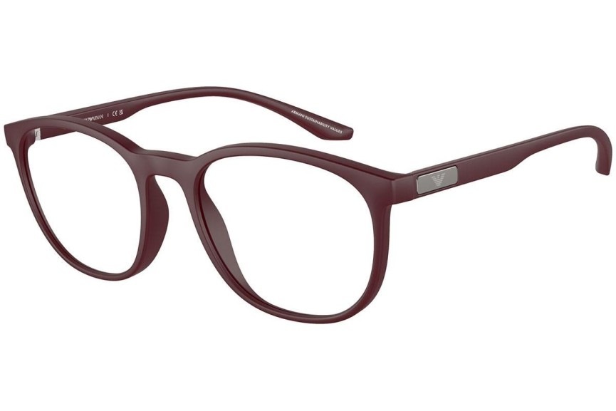 Okulary korekcyjne Emporio Armani EA3229 5261 Okrągłe Czerwone