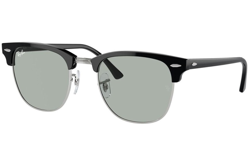 Okulary przeciwsłoneczne Ray-Ban Clubmaster RB3016 1354R5 Browline Czarne