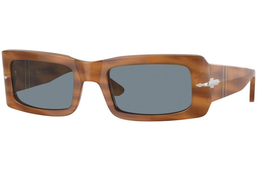 Okulary przeciwsłoneczne Persol PO3332S 960/56 Prostokątne Havana