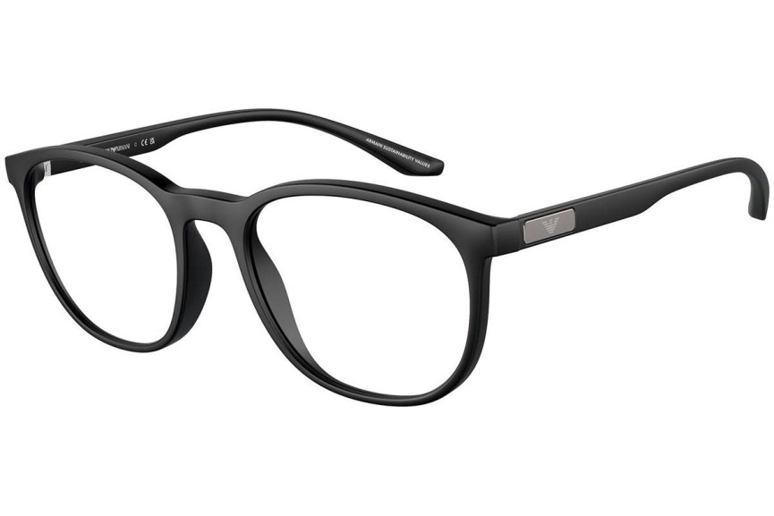 Okulary korekcyjne Emporio Armani EA3229 5001 Okrągłe Czarne