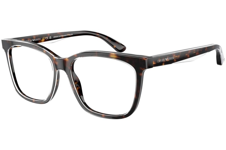 Okulary korekcyjne Emporio Armani EA3228 6052 Kwadratowe Havana