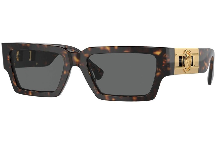 Okulary przeciwsłoneczne Versace VE4459 108/87 Prostokątne Havana