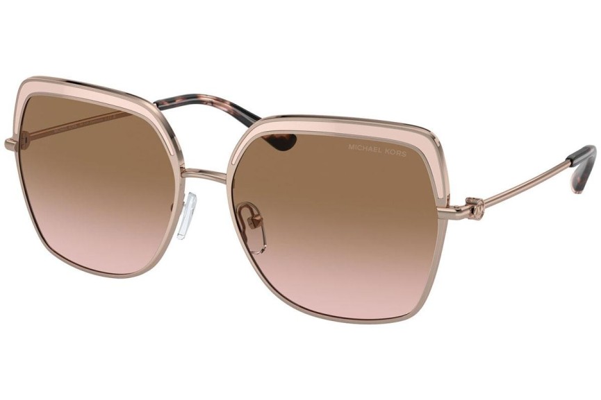 Okulary przeciwsłoneczne Michael Kors Greenpoint MK1141 110811 Kwadratowe Złote