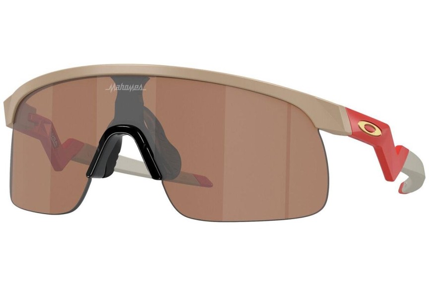 Okulary przeciwsłoneczne Oakley Resistor OJ9010 901017 Pojedyncze | Shield Beżowe