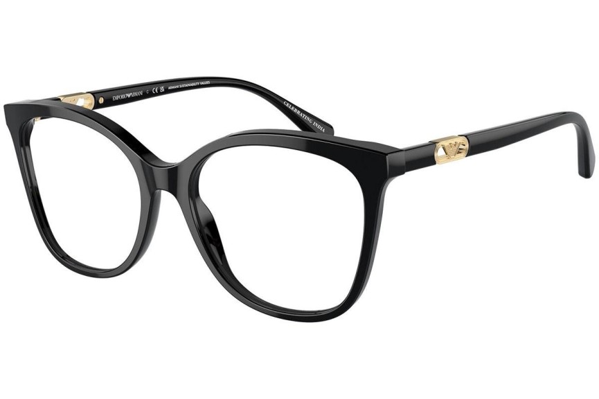 Okulary korekcyjne Emporio Armani EA3231 5378 Kwadratowe Czarne