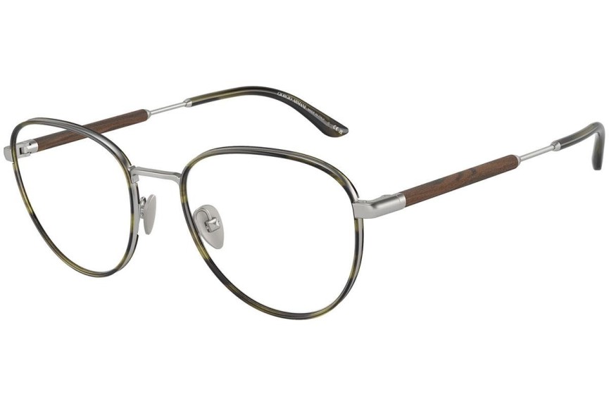 Okulary korekcyjne Giorgio Armani AR5137J 3045 Okrągłe Srebrne