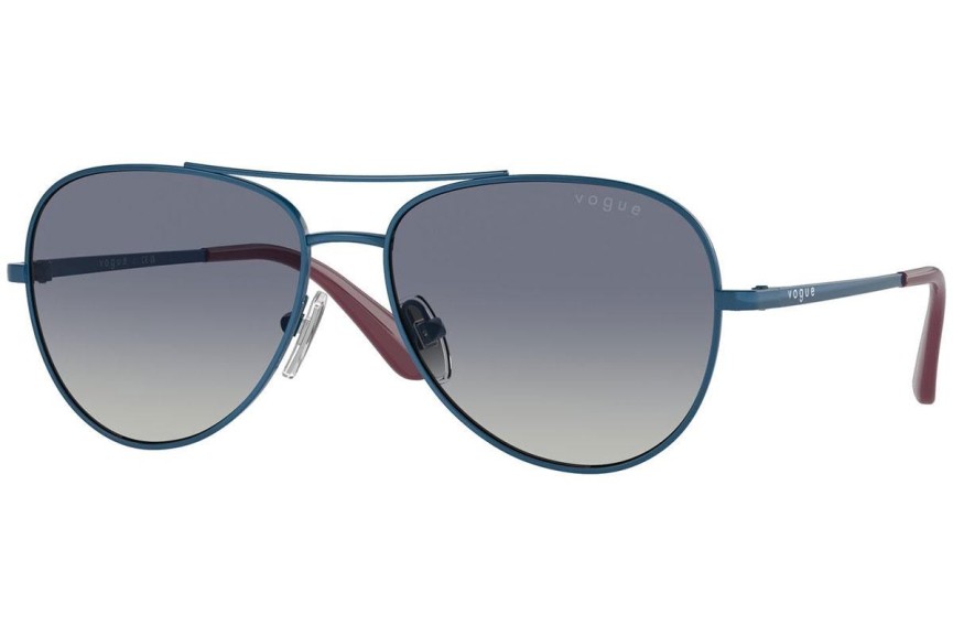 Okulary przeciwsłoneczne Vogue Eyewear VJ1001 51084L Pilotki (Aviator) Niebieskie