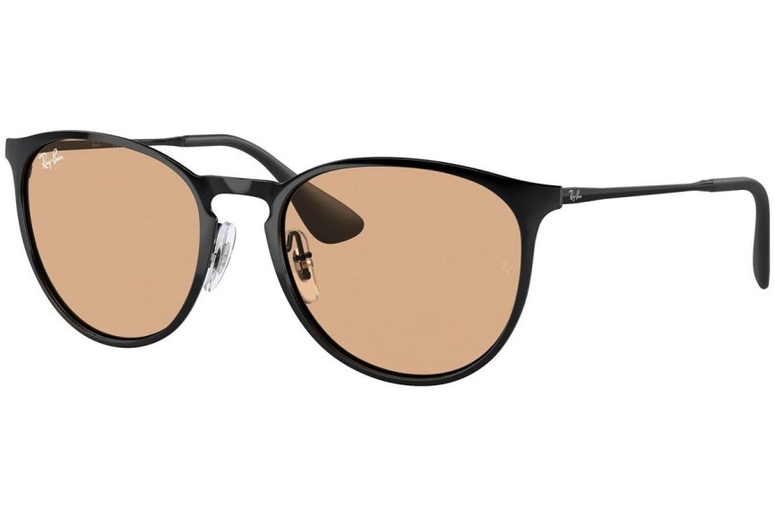 Okulary przeciwsłoneczne Ray-Ban Erika Metal RB3539 002/93 Okrągłe Czarne