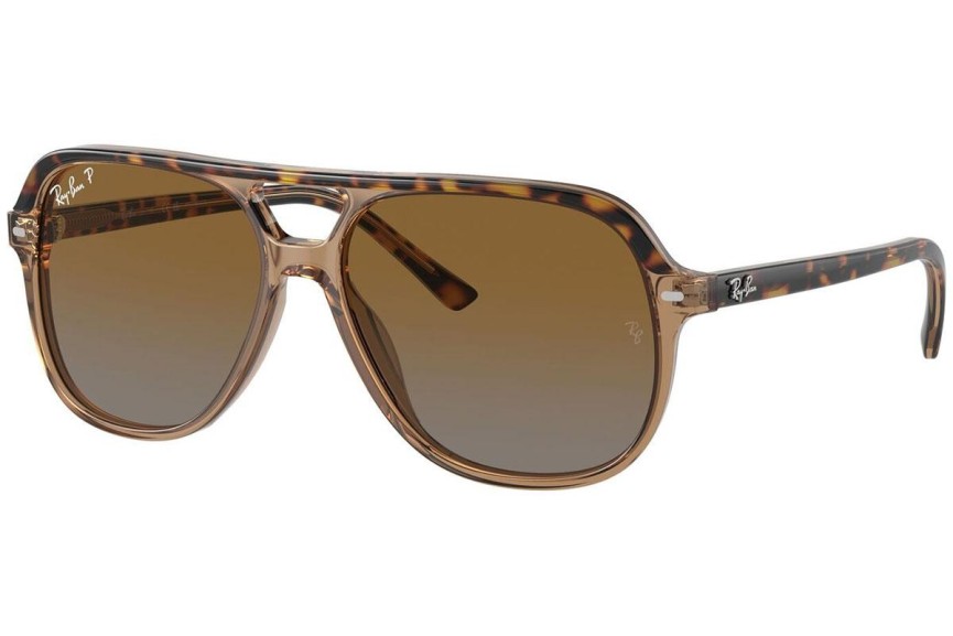 Okulary przeciwsłoneczne Ray-Ban Junior RJ9096S 7152T5 Polarized Pilotki (Aviator) Brązowe