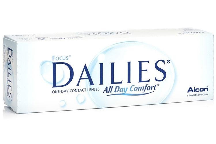 Soczewki kontaktowe Dzienne Focus Dailies All Day Comfort (30 soczewek)