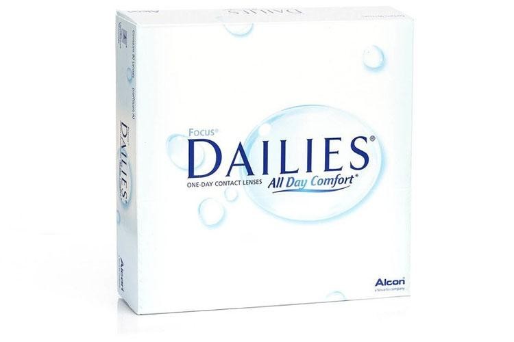 Soczewki kontaktowe Dzienne Focus Dailies All Day Comfort (90 soczewek)