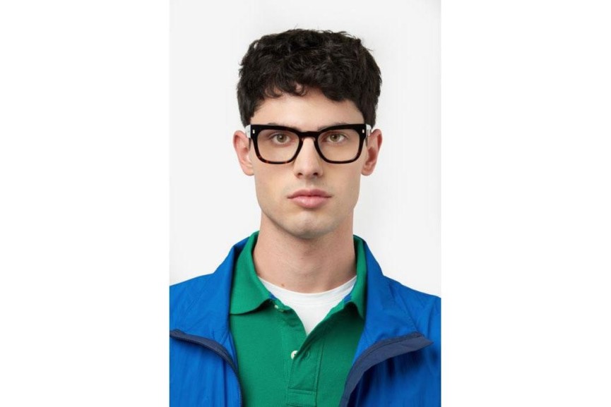 Okulary korekcyjne Dsquared2 D20129 086 Prostokątne Havana