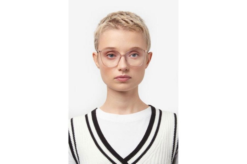 Okulary korekcyjne Tommy Hilfiger TH2099 1EZ Prostokątne Beżowe