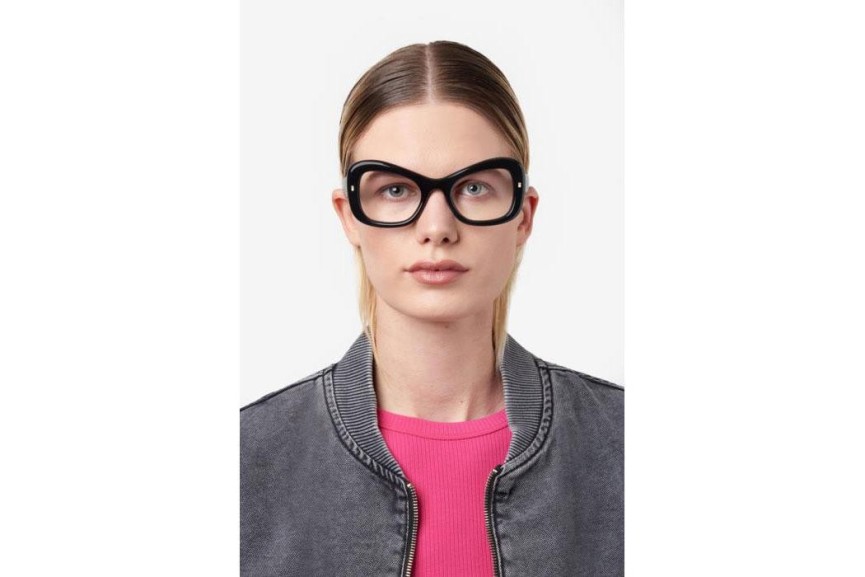 Okulary korekcyjne Dsquared2 D20138 807 Kwadratowe Czarne