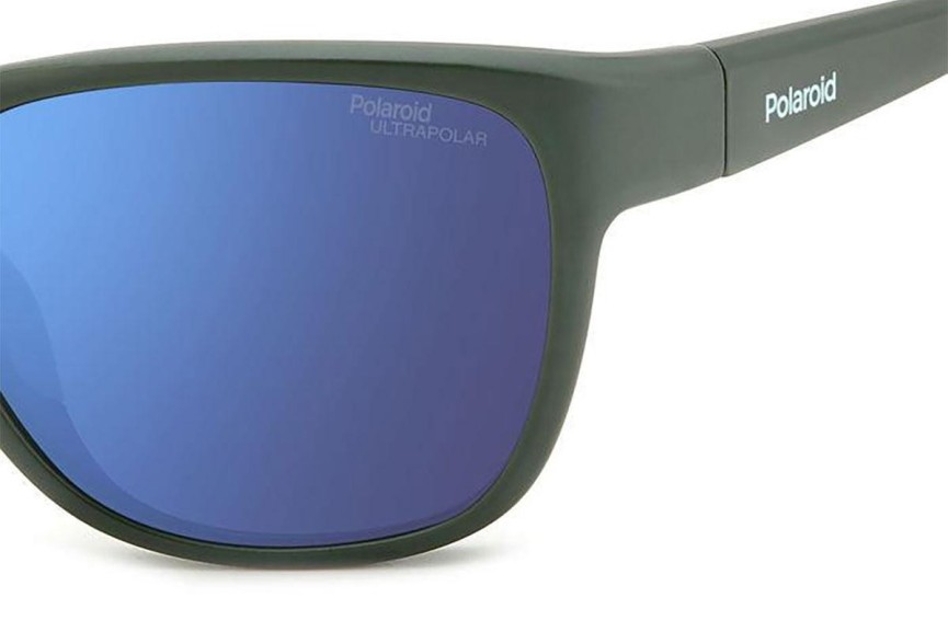 Okulary przeciwsłoneczne Polaroid PLD7051/S DLD/QG Polarized Prostokątne Zielone