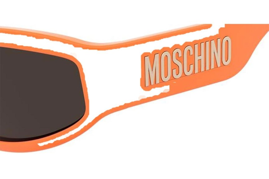 Okulary przeciwsłoneczne Moschino MOS164/S L7Q/70 Kocie oczy Pomarańczowe