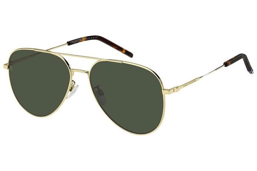 Okulary przeciwsłoneczne Tommy Hilfiger TH2111/G/S J5G/QT Pilotki (Aviator) Złote