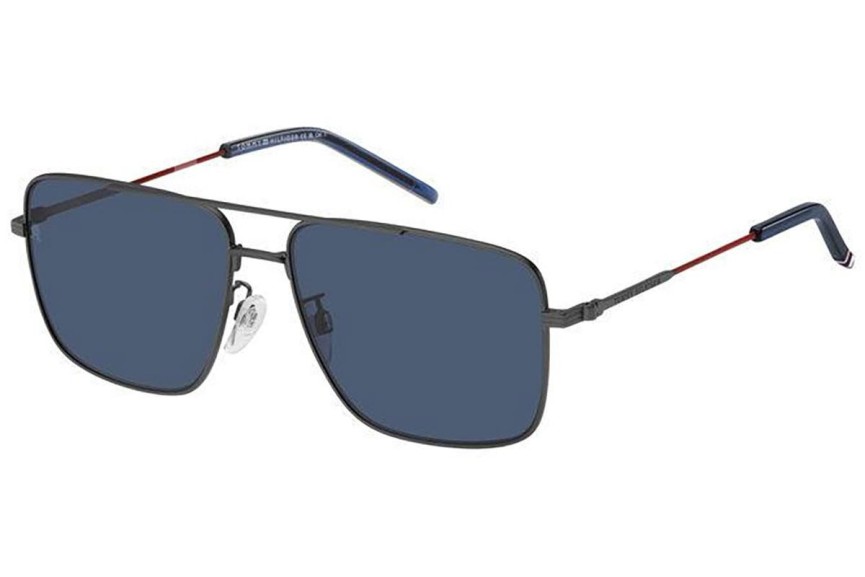 Okulary przeciwsłoneczne Tommy Hilfiger TH2110/S R80/KU Prostokątne Szare