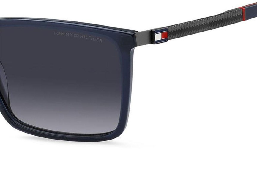 Okulary przeciwsłoneczne Tommy Hilfiger TH2077/S PJP/9O Prostokątne Niebieskie