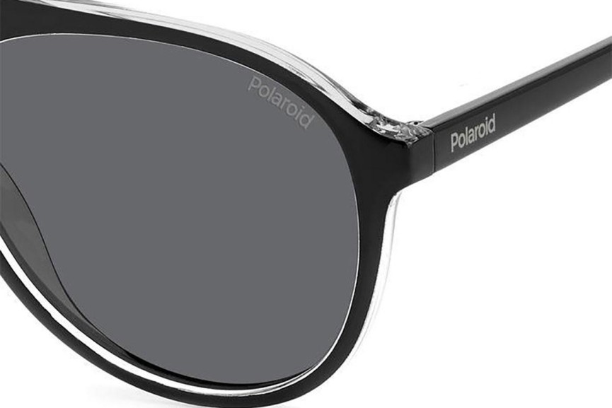 Okulary przeciwsłoneczne Polaroid PLD4162/S 7C5/M9 Polarized Pilotki (Aviator) Czarne