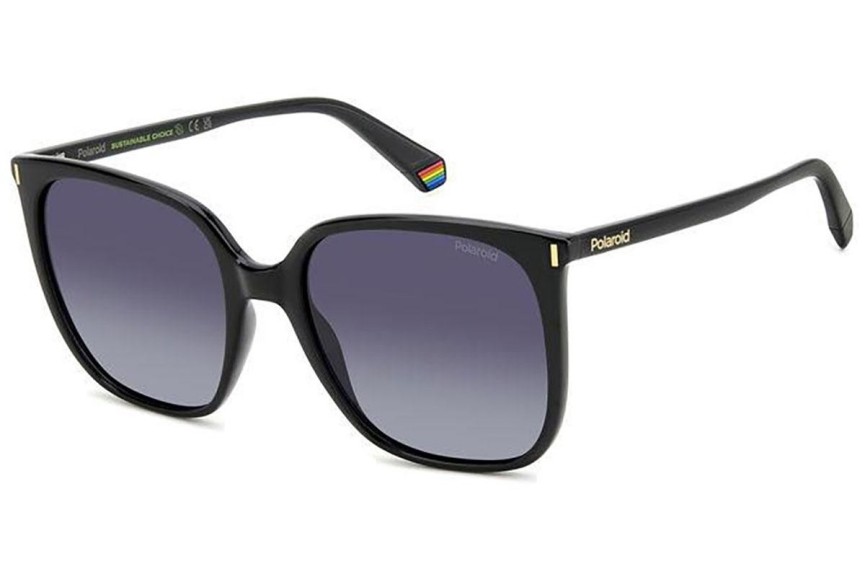 Okulary przeciwsłoneczne Polaroid PLD6218/S 807/WJ Polarized Kwadratowe Czarne