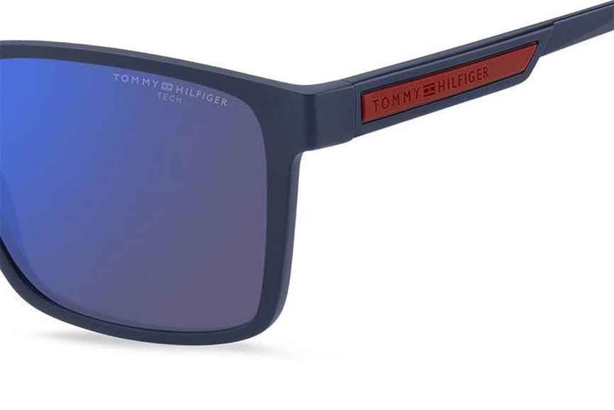 Okulary przeciwsłoneczne Tommy Hilfiger TH2088/S FLL/VI Prostokątne Niebieskie